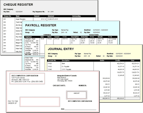 Payroll reports in eNETEmployer